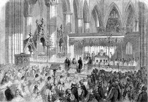 2005 Prints: Choral Marriage at Westminster Abbey, London, 1859