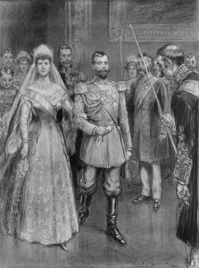 Infant Prints: The christening of the infant Tsarevitch