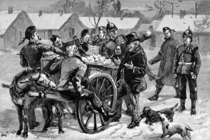 Barrack Prints: Christmas in an Army Barracks, 1894