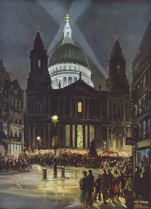 Singing Prints: Christmas Carols at St. Pauls by Max Hofler