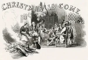 Celebration Prints: Christmas is Come 1850