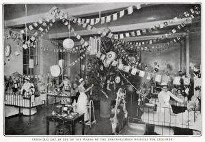 Hospital Prints: Christmas Day at the North Eastern Hospital 1904