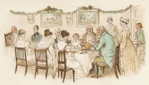 Eating Prints: Christmas Dinner