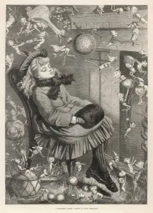 Dreams Prints: Christmas Dream 1874