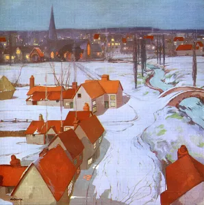 Winter Prints: Christmas Eve by A. Davis