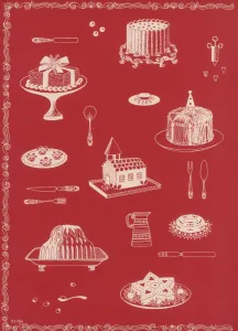Vintage Prints: Christmas food, 1954