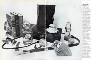 Gift Prints: Christmas gifts for 1953 including Hermes fragrance
