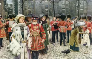 Sights Prints: Christmas morning service at the Tower of London