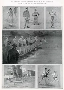 Park Prints: Christmas morning swim in the Serpentine