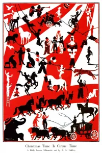 Silhouettes Prints: Christmas Time is Circus Time by H. L. Oakley