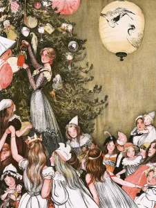 Colour Prints: The Christmas Tree by F. Newton-Shepard