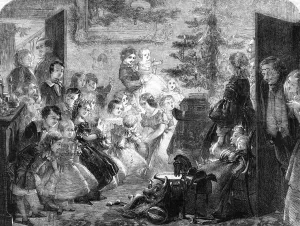 Tradition Prints: The Christmas Tree by J. A. Pasquier