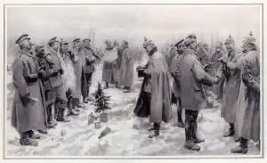 Exchanging Prints: Christmas Truce 1914 / Ww1