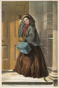 1857 Prints: Christmas Visiting 1857