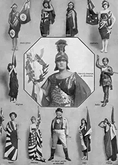 Cast Prints: Chu Chin Chow Allied Powers Display at his Majestys Theatre