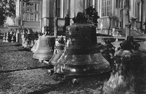 Recycling Prints: Church bells saved from becoming enemy shells, Russia, 1915