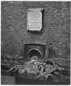 Destruction Prints: The Church of the Pilgrim Fathers, Southwark, London, dedicated to the Pilgrims who