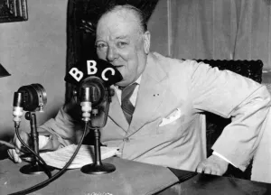 Broadcast Prints: Churchill, BBC broadcast 1943