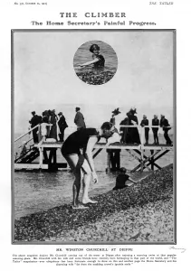 Paparazzi Prints: Churchill on holiday at Dieppe, 1911
