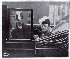 Edward Prints: Churchill leaving the Palace 1910