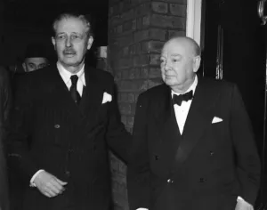 Door Prints: Churchill and Macmillan