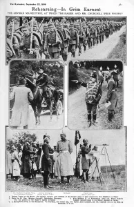 Preparation Prints: Churchill present at German manoeuvres