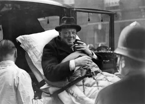 Smoker Prints: Churchill taken ill, 1932