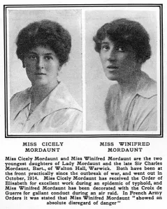Bravery Prints: Cicely and Winifred Mordaunt, WW1