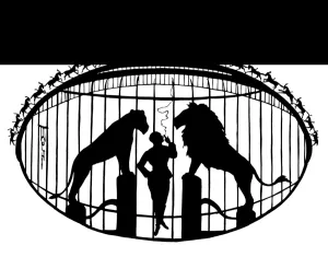 Cigarette Prints: Circus Silhouette