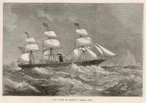 Steam Ship Prints: The City of Boston