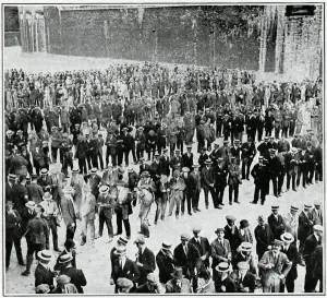 Enlist Prints: City of London recruits, Tower of London, WW1