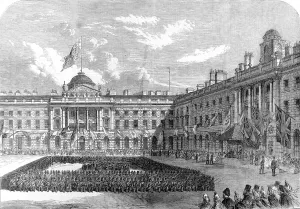Armed Prints: The Civil Service Volunteers at Somerset House, London, 1864