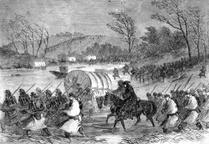 20th Prints: The Civil War in America. Army of the Potomac crossing