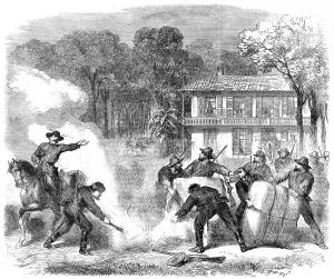 1862 Prints: The Civil War in America: cottonburners in the neighbourhood