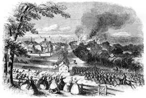 1863 Prints: The Civil War in America. Re-occupation of Jackson, Missippi