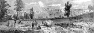 Richmond Prints: The Civil war in America; view of Richmond, the capital of V