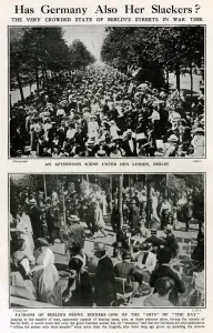 Berlin Prints: Two civilian scenes in Berlin, WW1