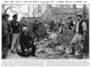 Custom Prints: Clameur de Haro, Guernsey law, 1924