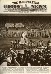 Flag Prints: Close of the 1948 Olympic Games