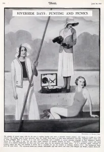 Summer Prints: Clothes for punting and picnics 1931