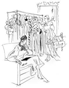 Buying Prints: Clothes shopping, 1935