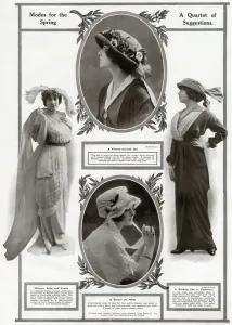 Floral Prints: Clothing for Spring 1913