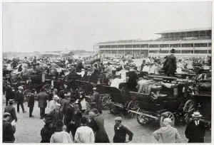 June Prints: On the coaches, luncheon time. Date: June 1901
