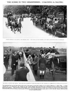 Coaching Prints: The coaching club drive from Hyde Park to Ranelagh