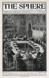 Room Prints: Coal Commission sit in Kings Robing Room - House of Lords