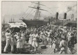 Operations Prints: Coaling at Jamaica