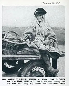 Wales Prints: The Cockle Women of Gower: An Ancient Industry on the Llanrhidian Sands, South Wales