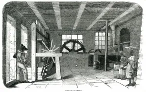 Cocoa Prints: Cocoa mill in Grenada 1855