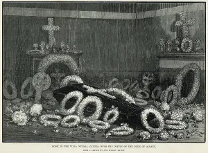 Coffin Prints: Coffin of Duke of Albany 1884