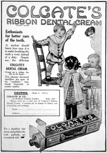 Ribbon Prints: Colgate dental cream